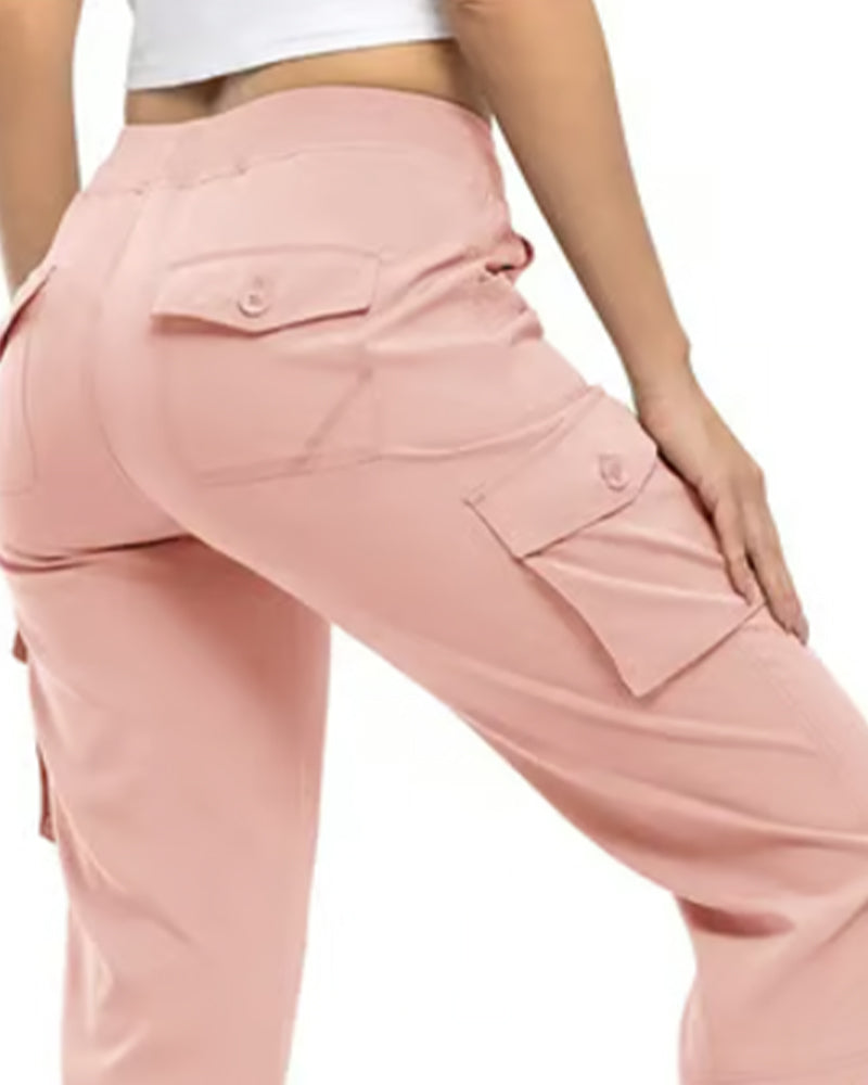 Pantaloni Casual Corti Multi-Tasche da Trekking