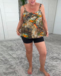 Costume Da Bagno Due Pezzi Stampa Boxer