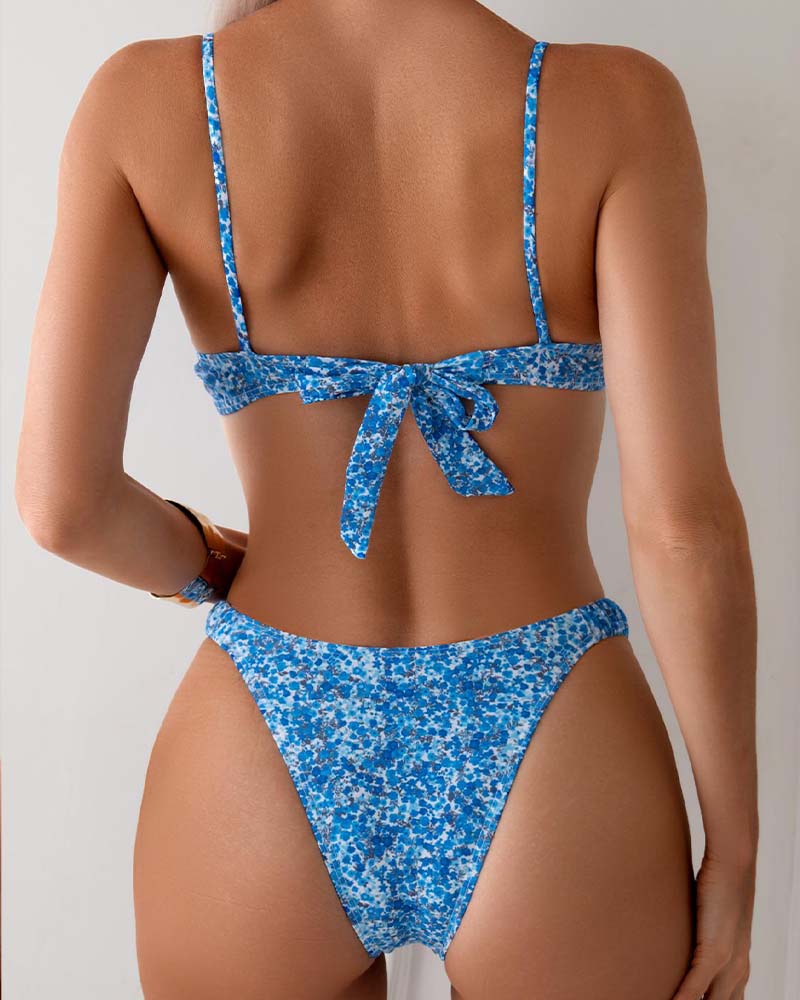 Set bikini ferretto stampato