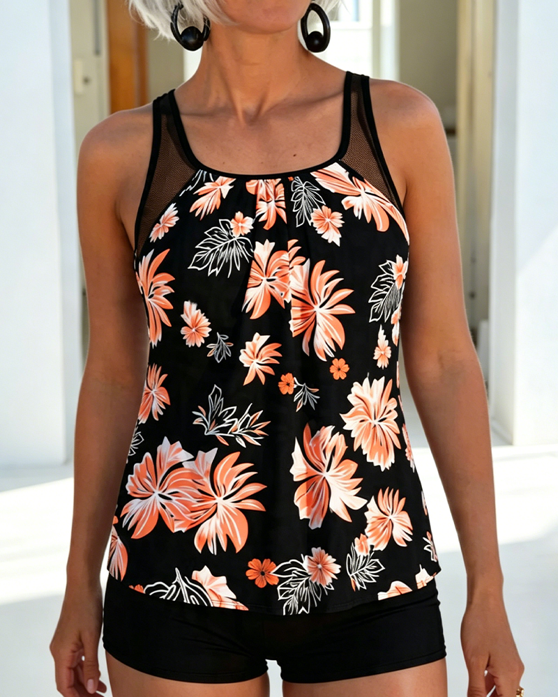 Tankini Copripancia Stampato