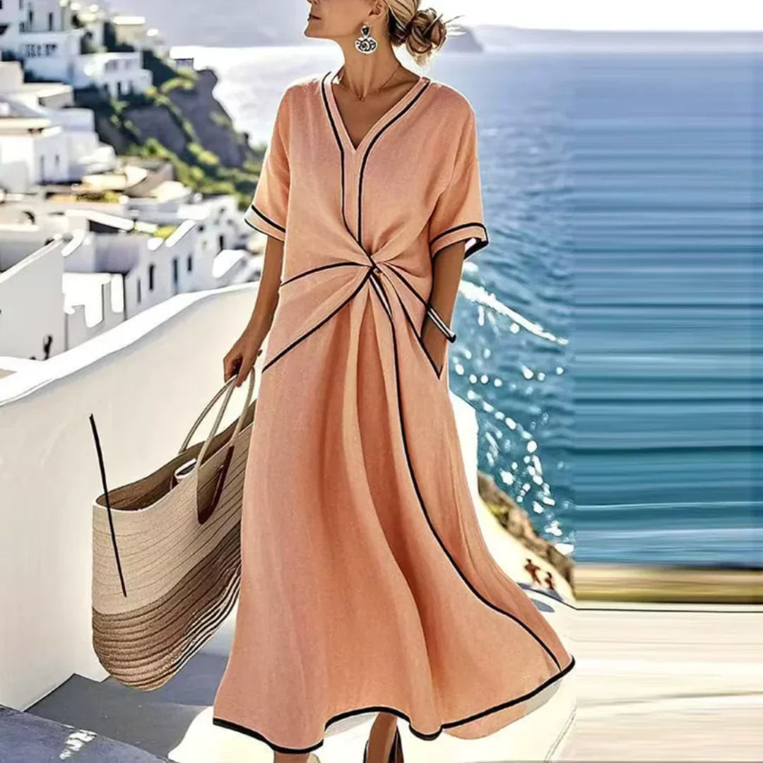 Mila | Abito elegante con vita lusinghiera ed eleganza festiva