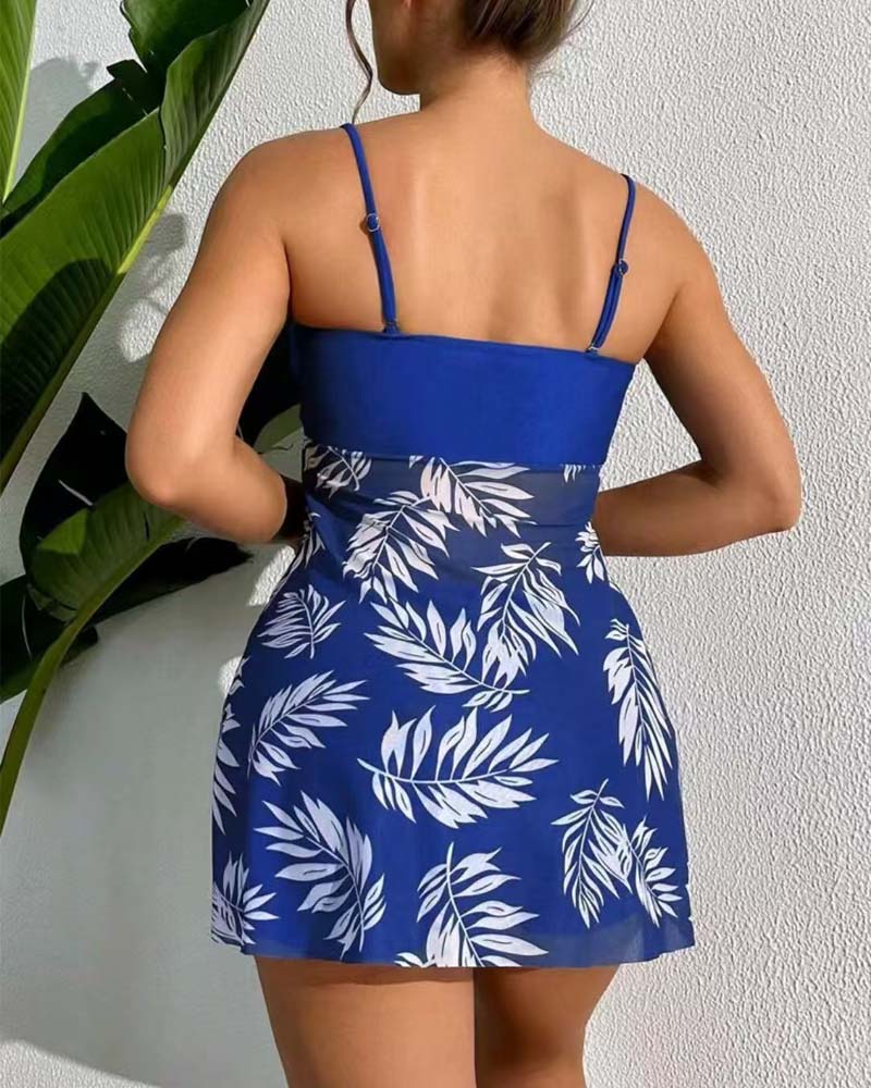 Tankini Sexy Stampa Rete