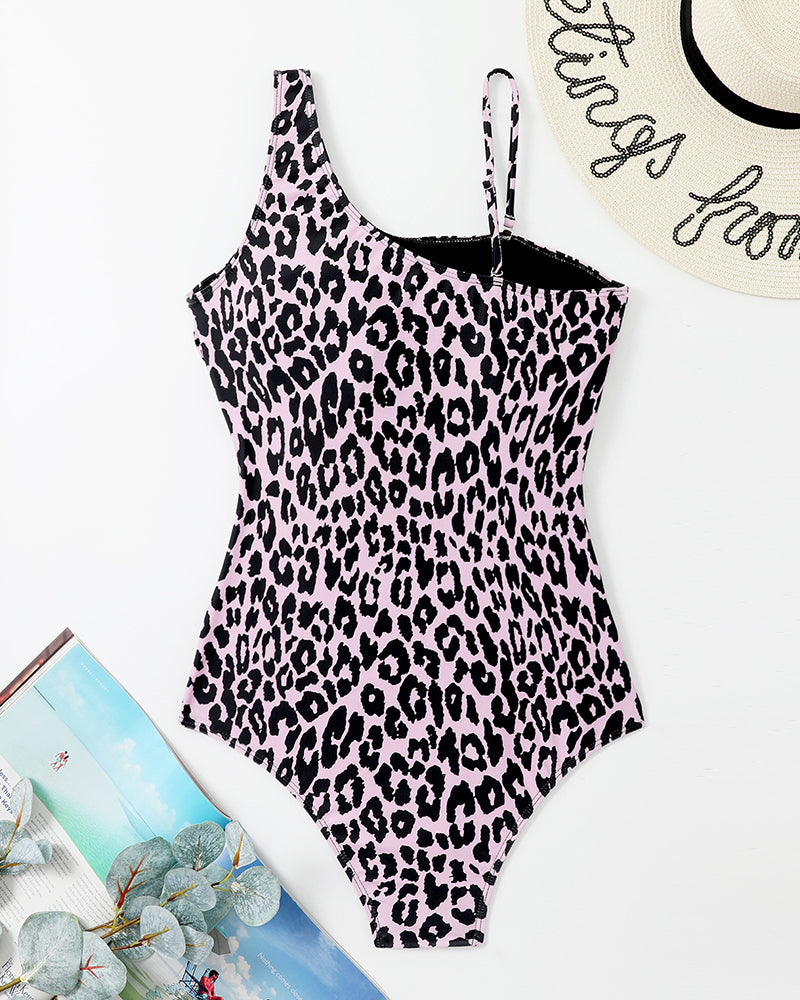 Costume da bagno intero sexy scollato con spalle scoperte
