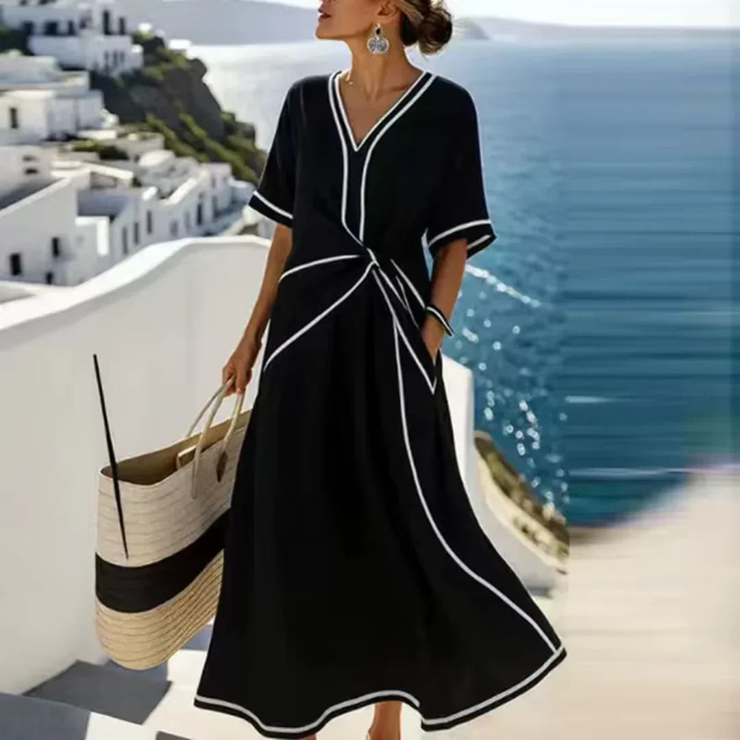 Mila | Abito elegante con vita lusinghiera ed eleganza festiva