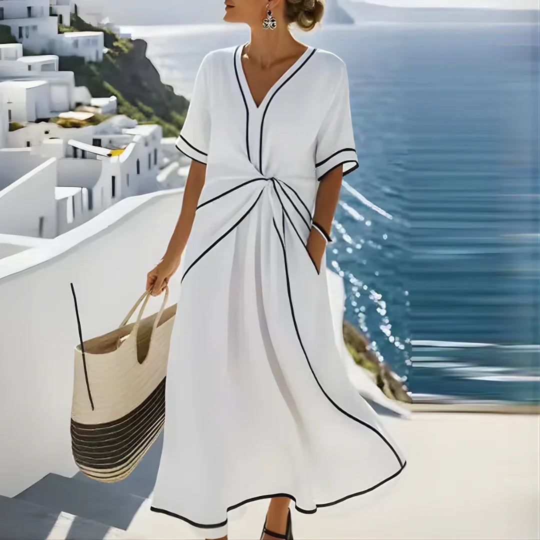 Mila | Abito elegante con vita lusinghiera ed eleganza festiva