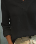 Top Elegante Scollo a V Spalle Scoperte