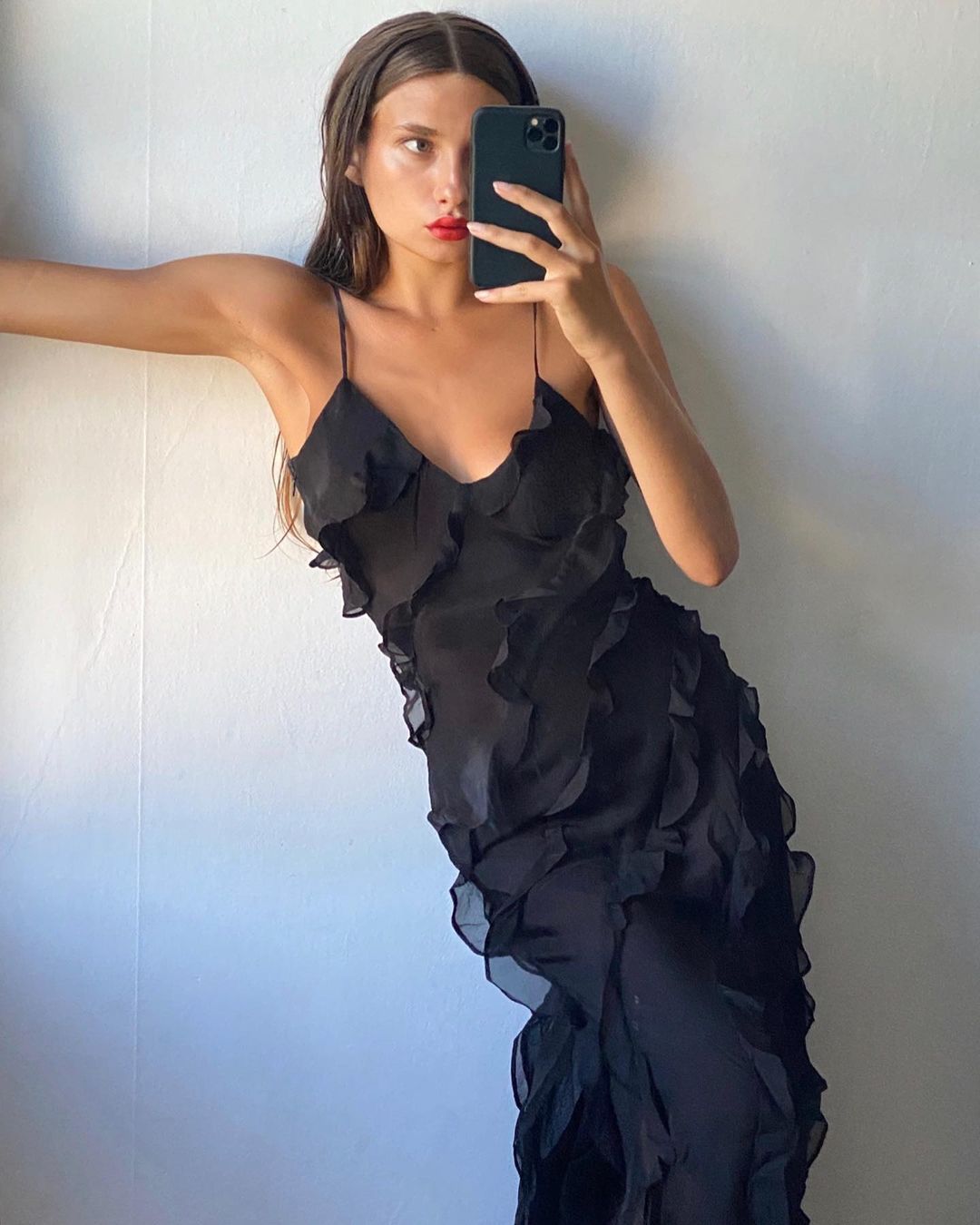 Eila™ | Vestito Lungo con Balze