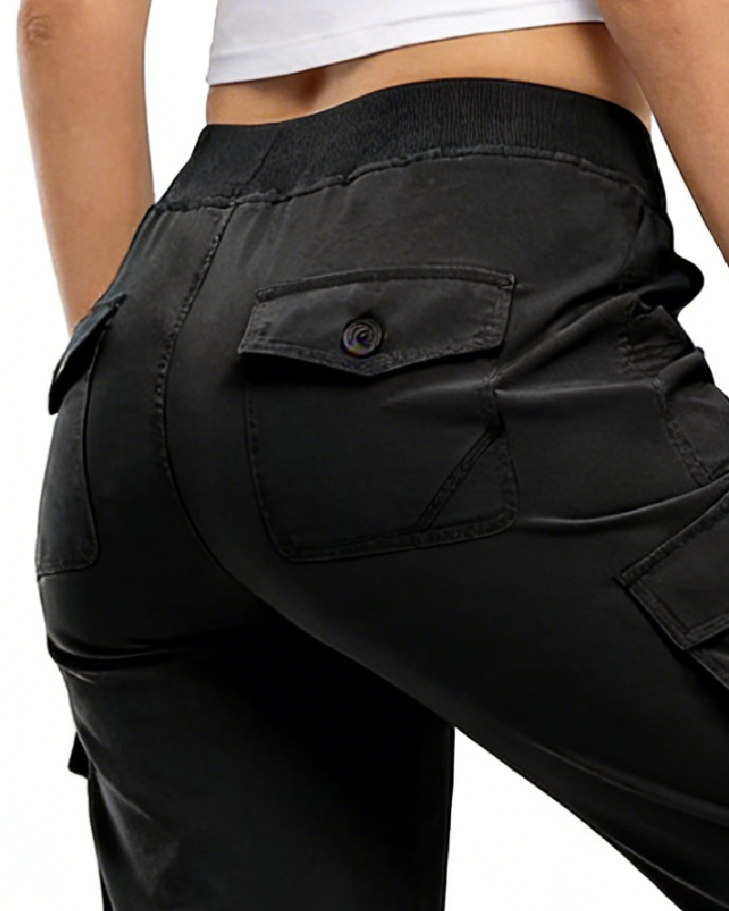 Pantaloni Casual Corti Multi-Tasche da Trekking