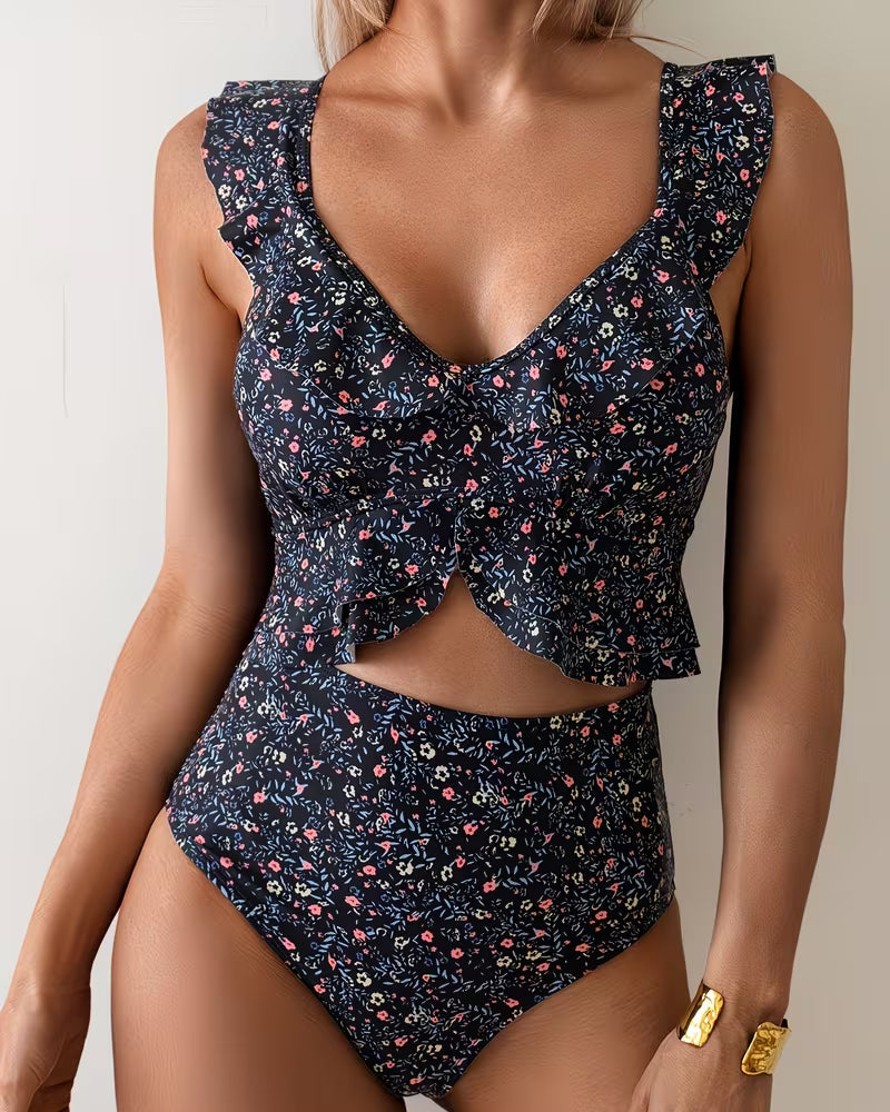 Bikini Petit Floreale Arricciato