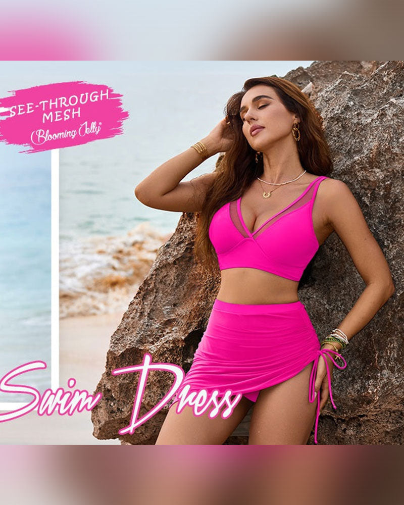 Bikini Gonna da Bagno a Vita Alta