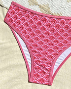 Bikini sexy con bretelline a triangolo stampato
