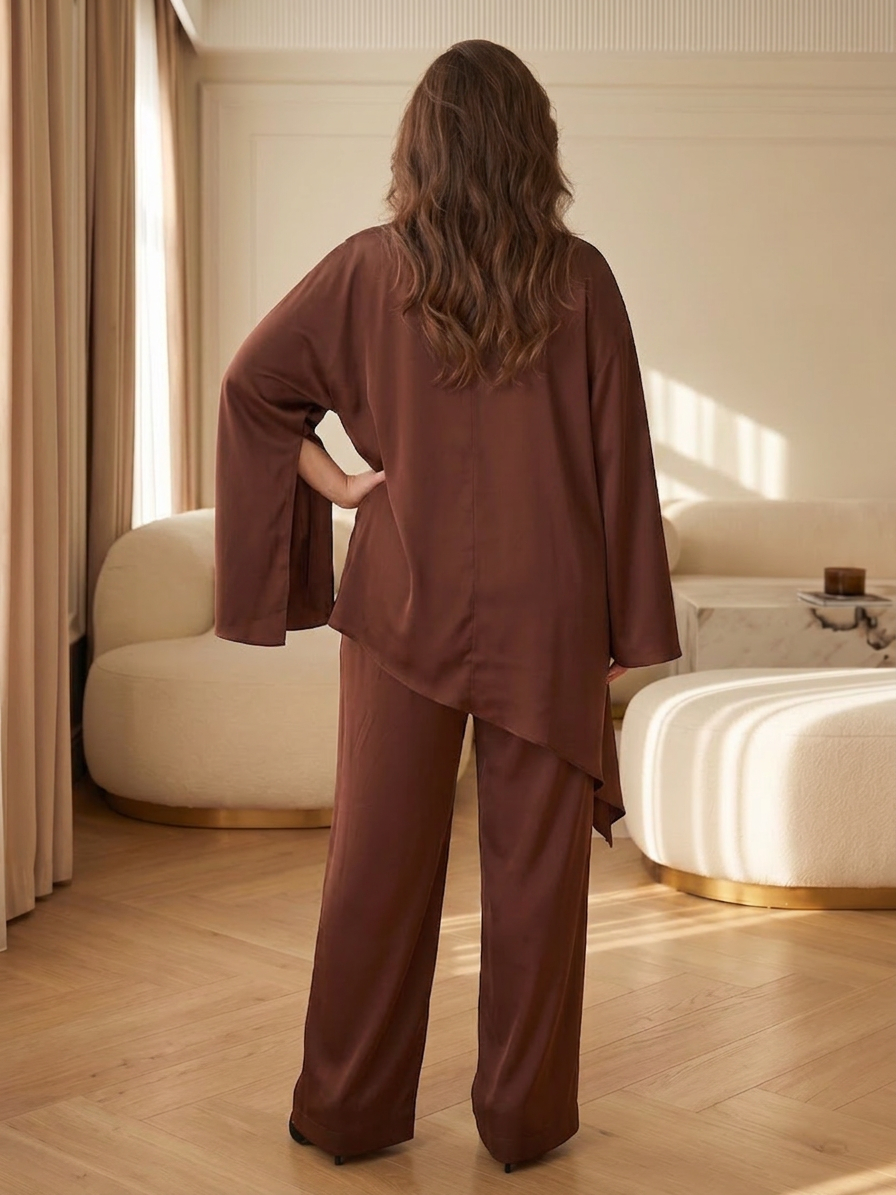 Selah | Completo Tunica Fluida e Pantaloni Ampi