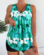 Tankini a due pezzi stampato