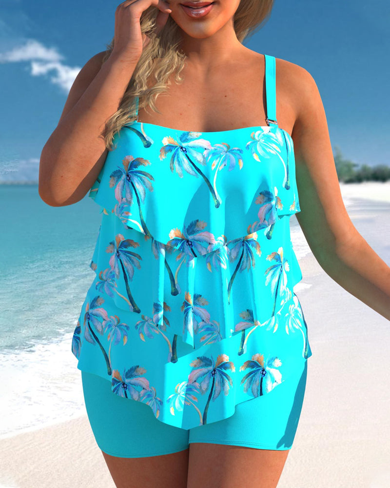 Costume da bagno bikini a due pezzi con gonna