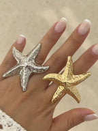 Anello a forma di stella marina