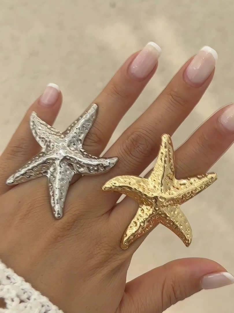 Anello a forma di stella marina