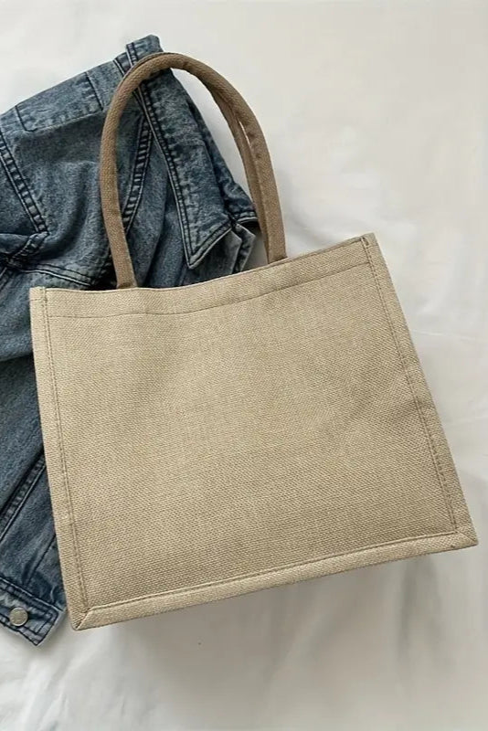 Borsa in iuta Taila con stampa floreale e design ecologico