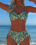 Bikini floreale-Separato perizoma
