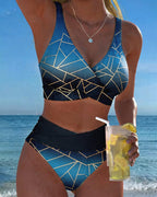 Bikini Sfumato Geometrico Linea
