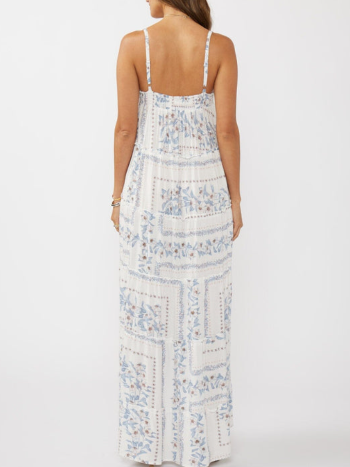 Europe Shores Vestito lungo Hi-Lo Crema