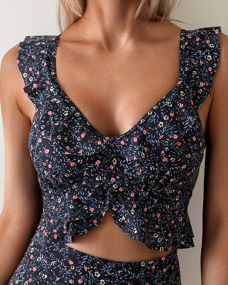 Bikini Petit Floreale Arricciato