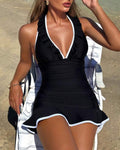 Tankini Moda Casual Sexy