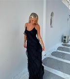 Eila™ | Vestito Lungo con Balze