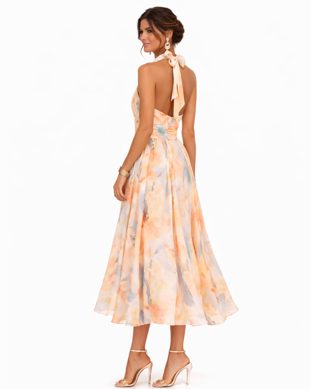 Aurora | Abito con scollo all'americana