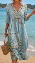 Franca | Abito da Spiaggia con Motivo Elegante