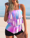 Costume da bagno bikini a due pezzi con gonna