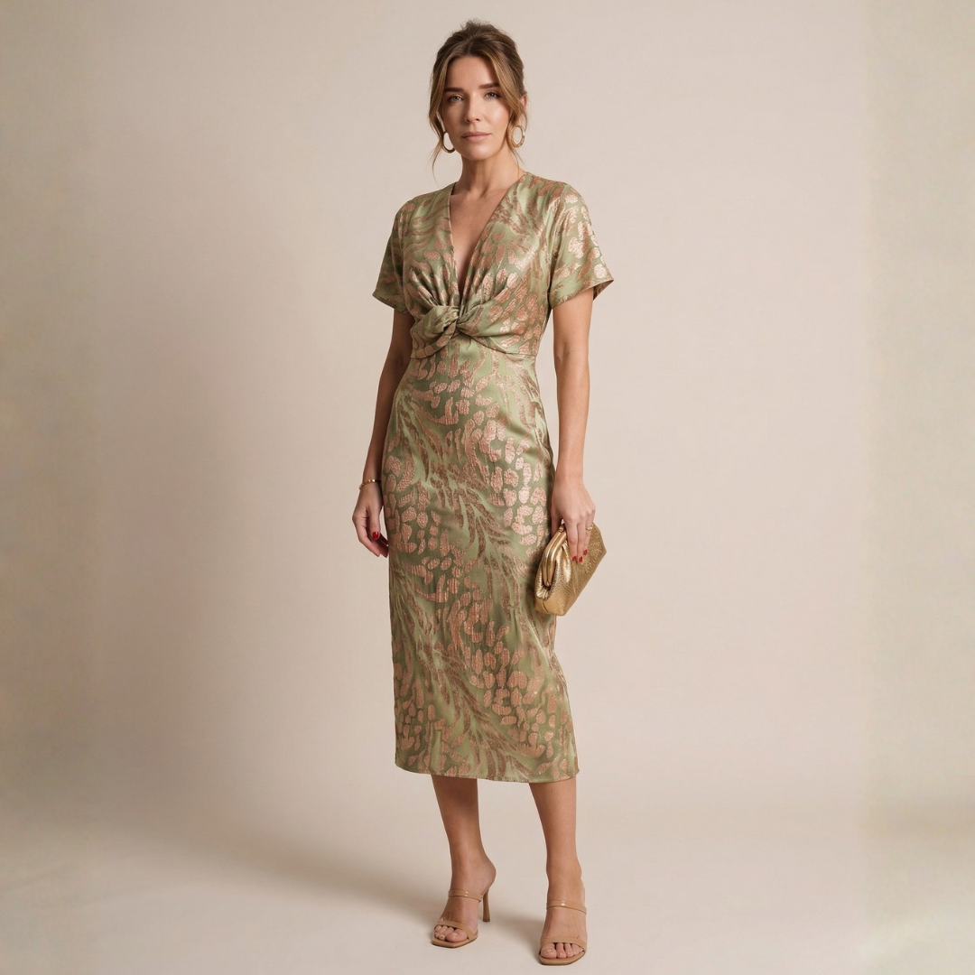 Giulia – Abito elegante in tessuto leggero e fluido