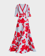 Pilar | Abito lungo elegante con scollo profondo