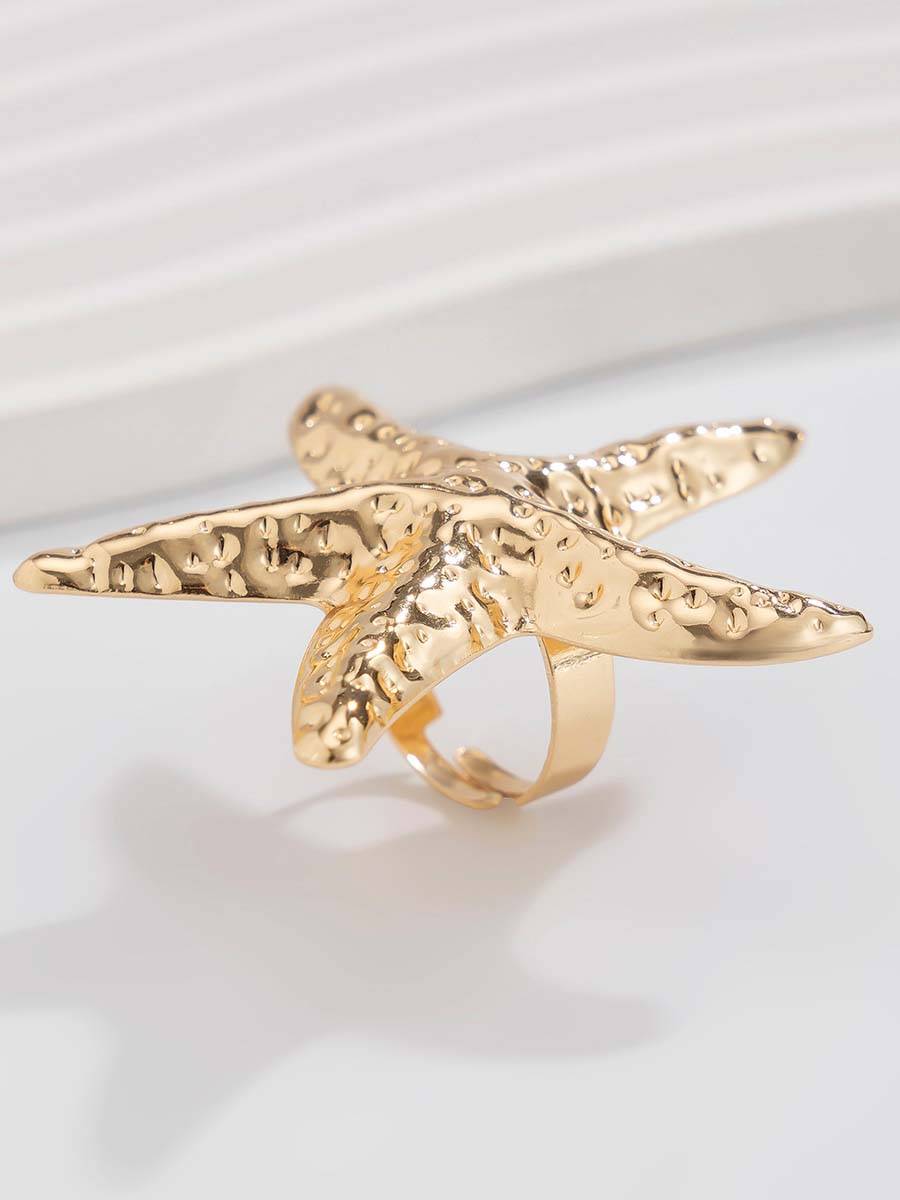 Anello a forma di stella marina