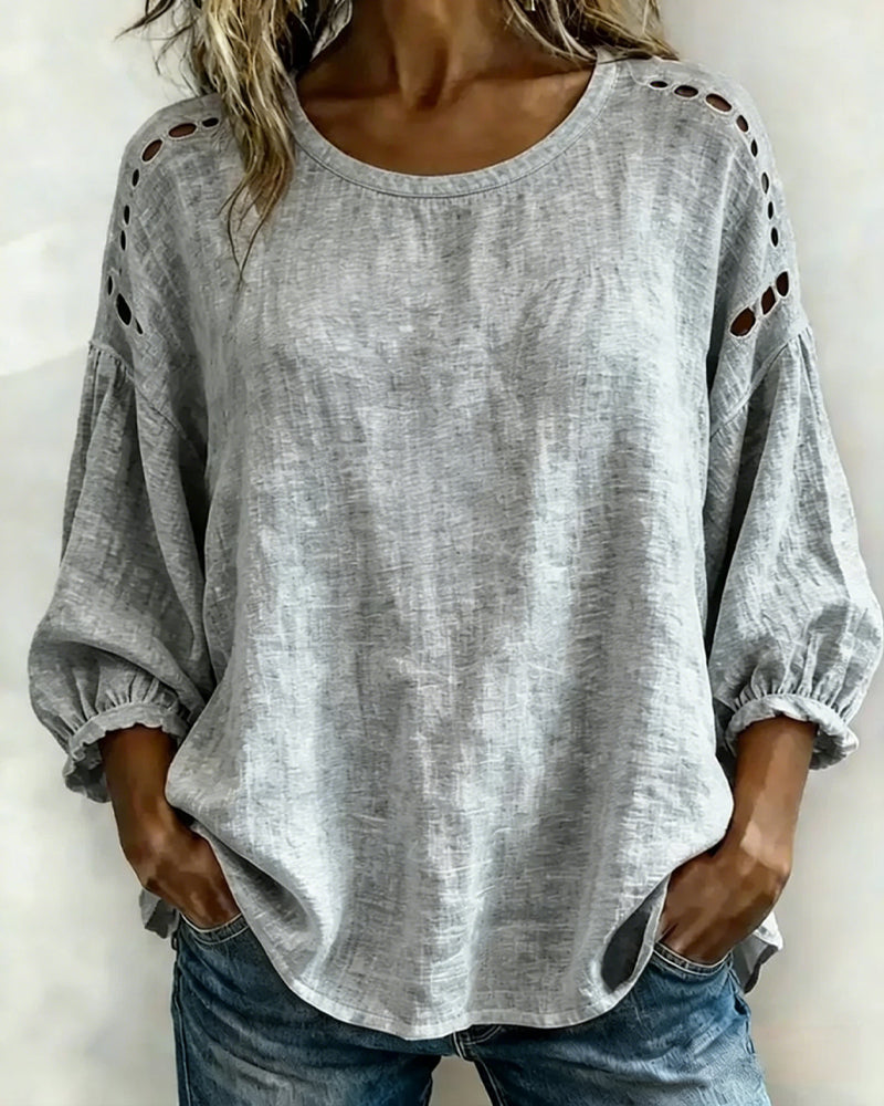 Camicetta Traforata 100% Cotone