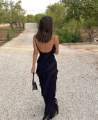 Eila™ | Vestito Lungo con Balze