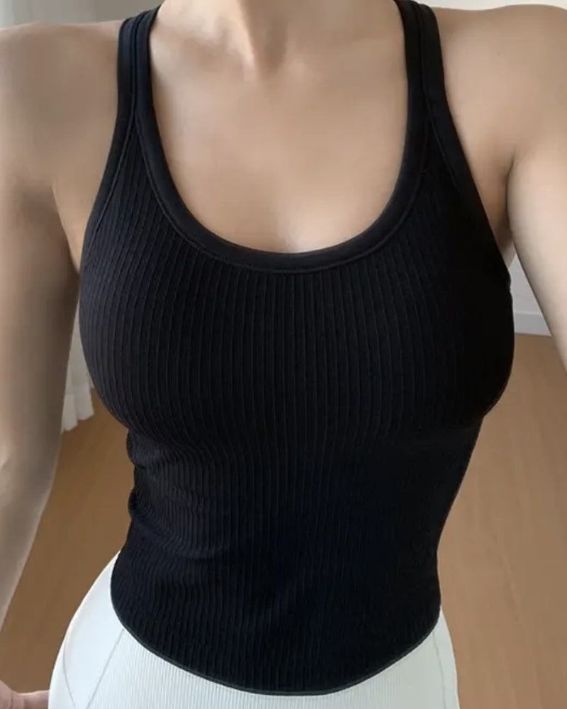 Canotta Con Reggiseno Integrato E Schiena Nuotatore