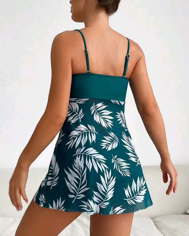 Tankini Sexy Stampa Rete
