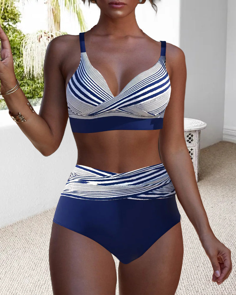 Bikini a Fasce Push-Up Due Pezzi