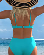 Bikini stampato due pezzi reggiseno
