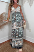 Maxi abito con bretelle Moonlight Breeze