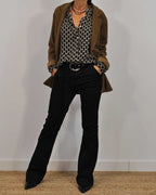 Camicetta casual con scollo a V
