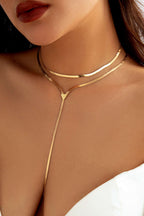 Colletto Choker con Catena in Metallo