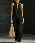 Set di jeans con cavezza colorata