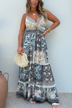 Maxi abito con bretelle Moonlight Breeze