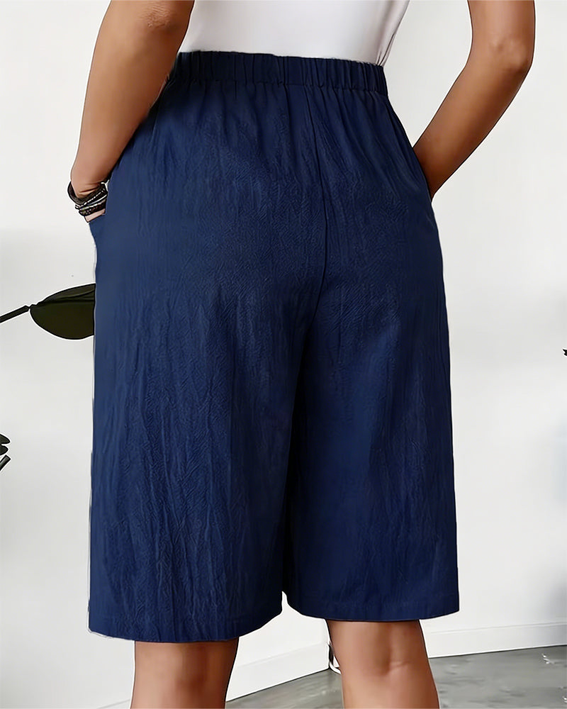 Pantaloncini 100% cotone Casual Tasca Design