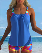 Costume da Bagno Senza Spalline Stampa Boxer