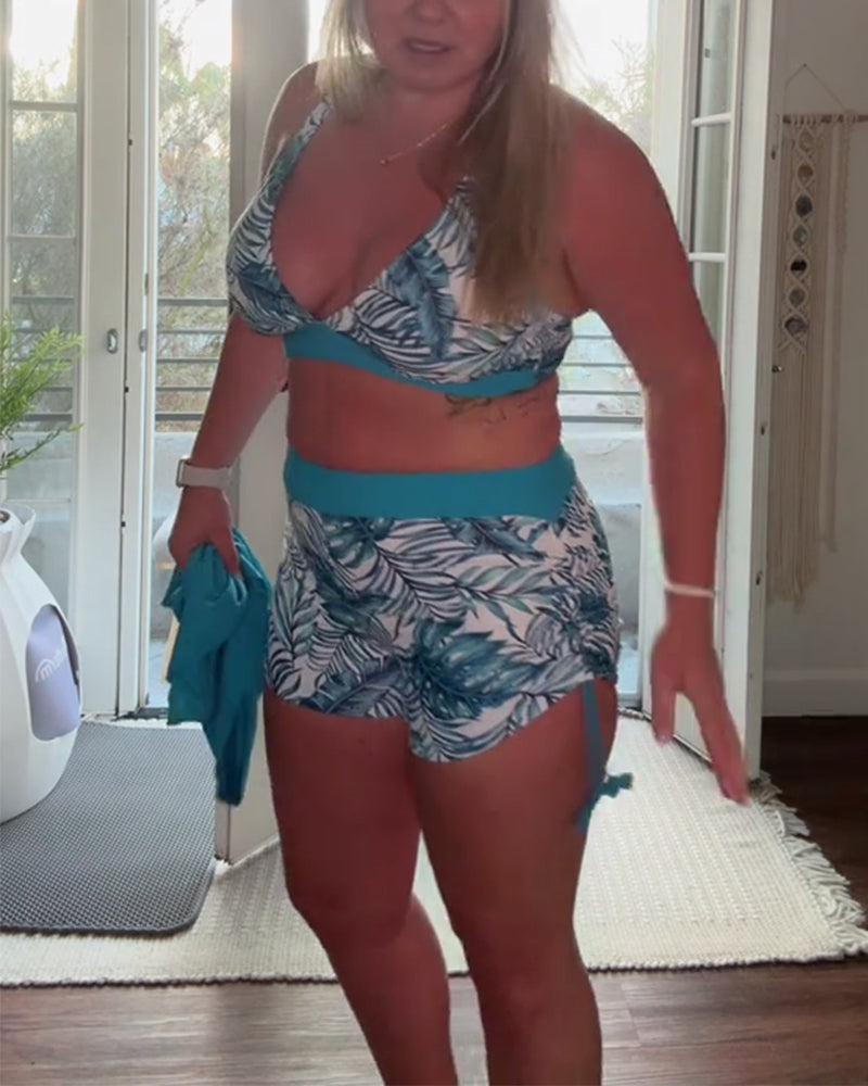 Bikini Elegante E Versatile Tempo Libero Due Pezzi