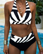 Bikini a righe
