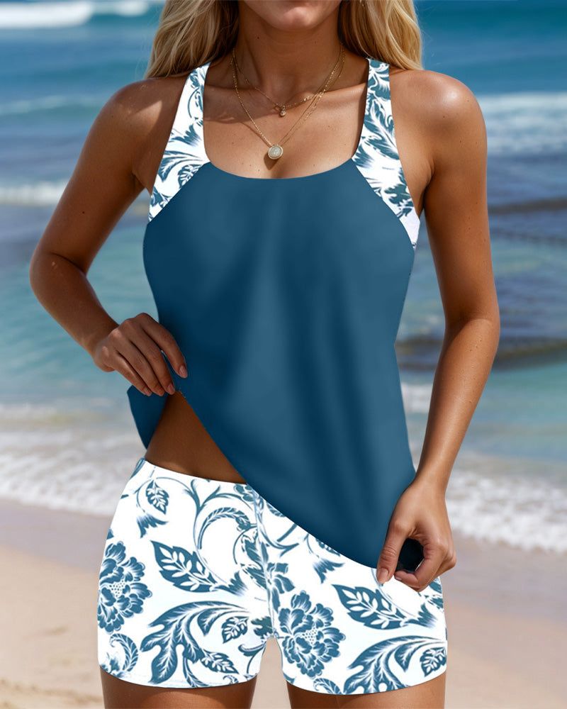 Tankini Due Pezzi Stampato