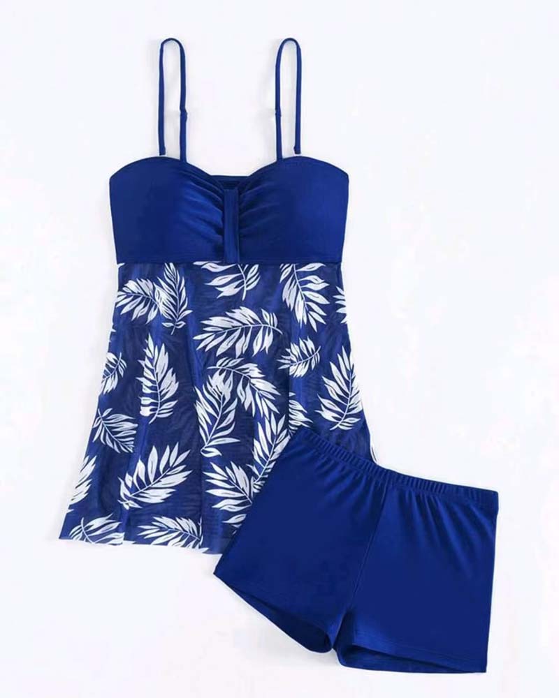 Tankini Sexy Stampa Rete